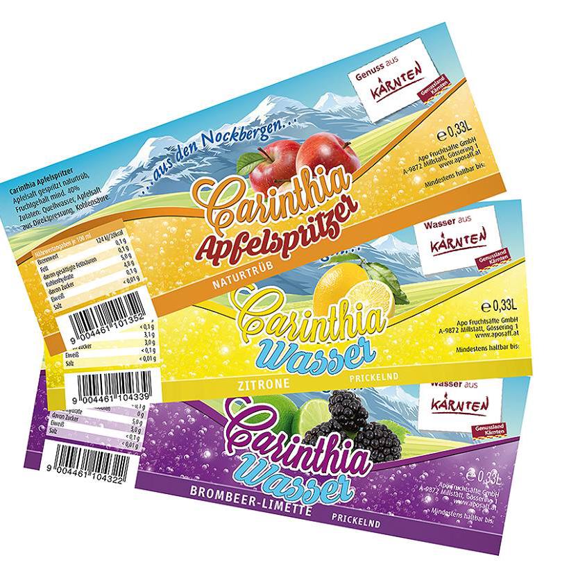 APO Saft Millstatt- Carinthia Produktlinie